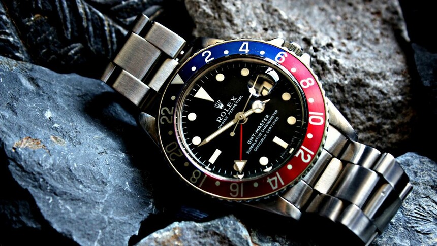 Rolex GMT-Master s ikonickým pepsi designem. Zdroj: pinterest.com