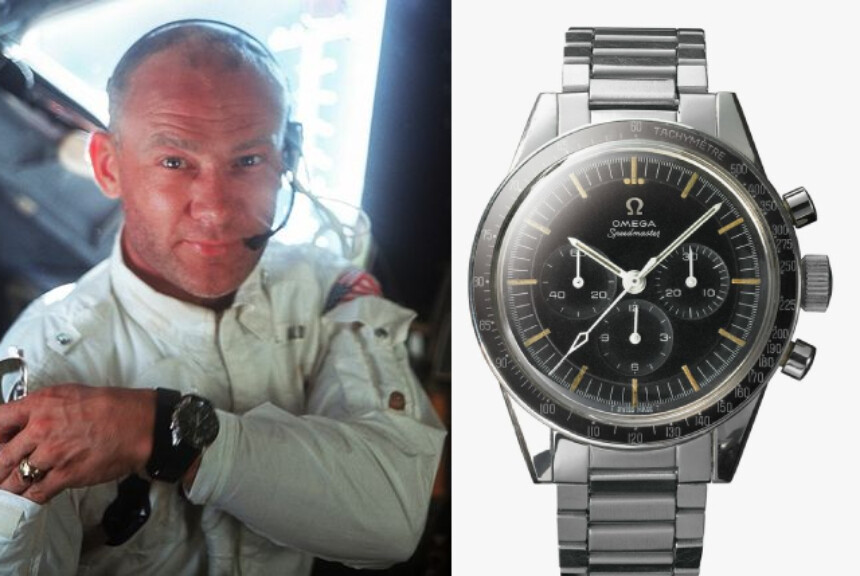 Omega Speedmaster se v roce 1969 spolu s Buzzem Aldrinem prošly po Měsíci.