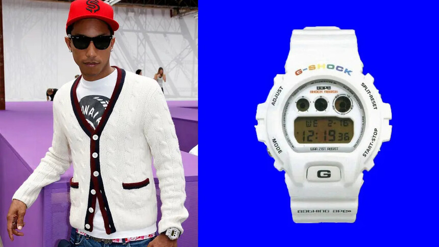 Americký hudební producent a rapper Pharrell Williams a jeho DW-6900.