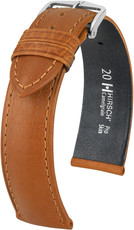 Világos barna bőr szíj Hirsch Camelgrain Pro Skin L 01009010-2