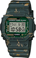 Casio G-Shock Original DWE-5600CC-3ER Carbon Core Guard Circuit Board Camouflage Series (2x tartalék szíj és lünetta)