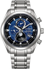 Citizen Sports Eco-Drive rádiós vezérlésű Tsuki-yomi Moonphase Super Titanium BY1010-81L