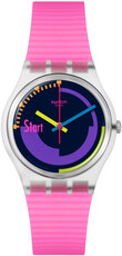 Swatch Neon Pink Podium SO28K111