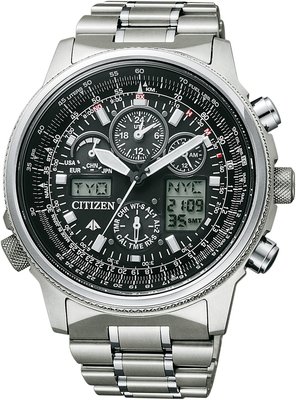 Citizen Promaster Sky Pilot Global Eco-Drive Radiocontrolled JY8020-52E