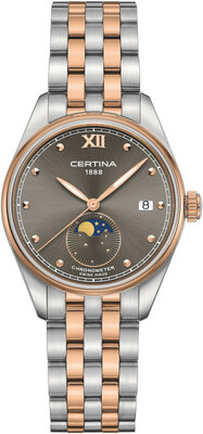 Certina DS-8 Lady Quartz COSC Chronometer Moon Phase C033.257.22.088.00