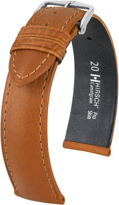 Világos barna bőr szíj Hirsch Camelgrain Pro Skin L 01009010-2