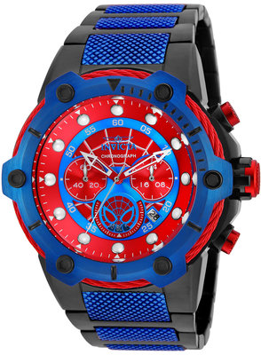 Invicta Marvel Quartz 52mm Chronograph 25782 Spiderman Limited Edition 3000pcs