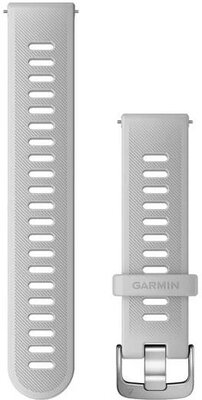 Szíj Garmin Quick Release 20mm, szilikon, Whitestone, ezüst csat (Venu, Venu Sq, Venu 2 plus)