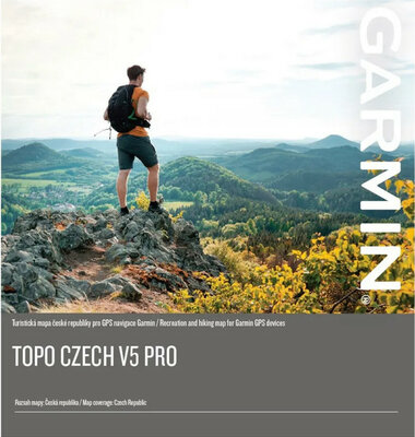 TOPO Garmin Czech v5 PRO (topográfiai térképek)