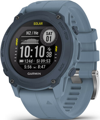 Garmin Descent G1 Solar, Hurricane Blue (+ pót extra hosszú szíj)