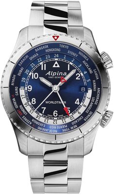 Alpina Startimer Pilot Quartz Worldtimer AL-255N4S26B