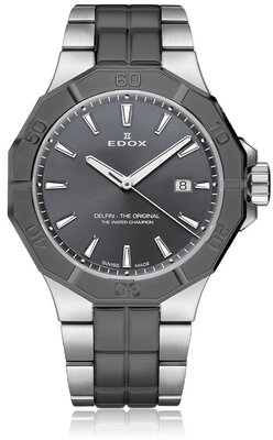 Edox Delfin Date Quartz 53021-3gm-gin