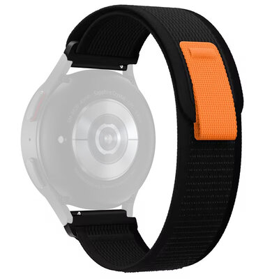 Ricardo Nylon pánt 20mm (Garmin Venu 3, Forerunner 265, Vívoactive 4, stb. modellekhez), fekete, gyorskioldó, gyorskioldó